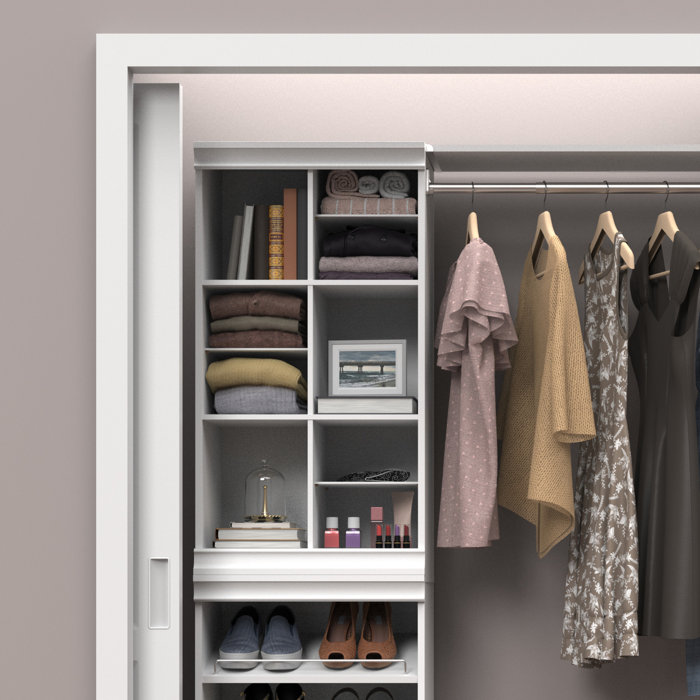 ClosetMaid Modular Storage 21.38" W Shelving Unit with 12 Shelves